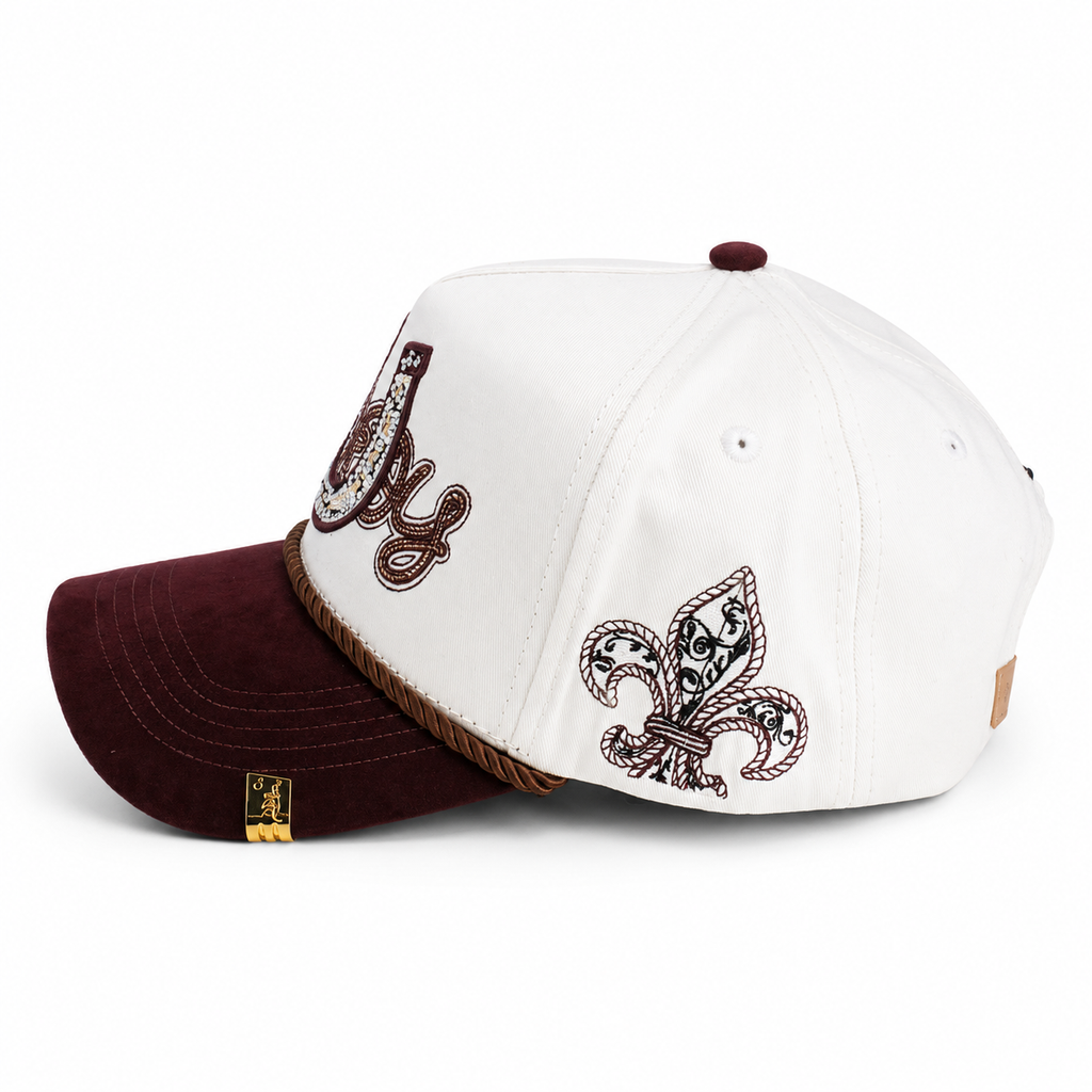 Gran Jefe TK Rancho Vaquero Blanca – Gorra con Bordado