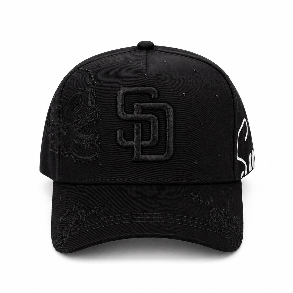 MZ Gorras SD Negra – Gorra con Bordado