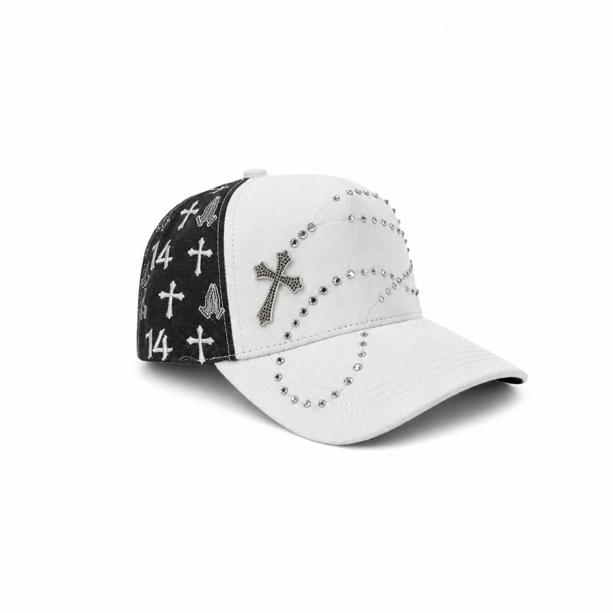 JC Gorras Éxodo Blanca – Gorra con Bordado + Set Completo