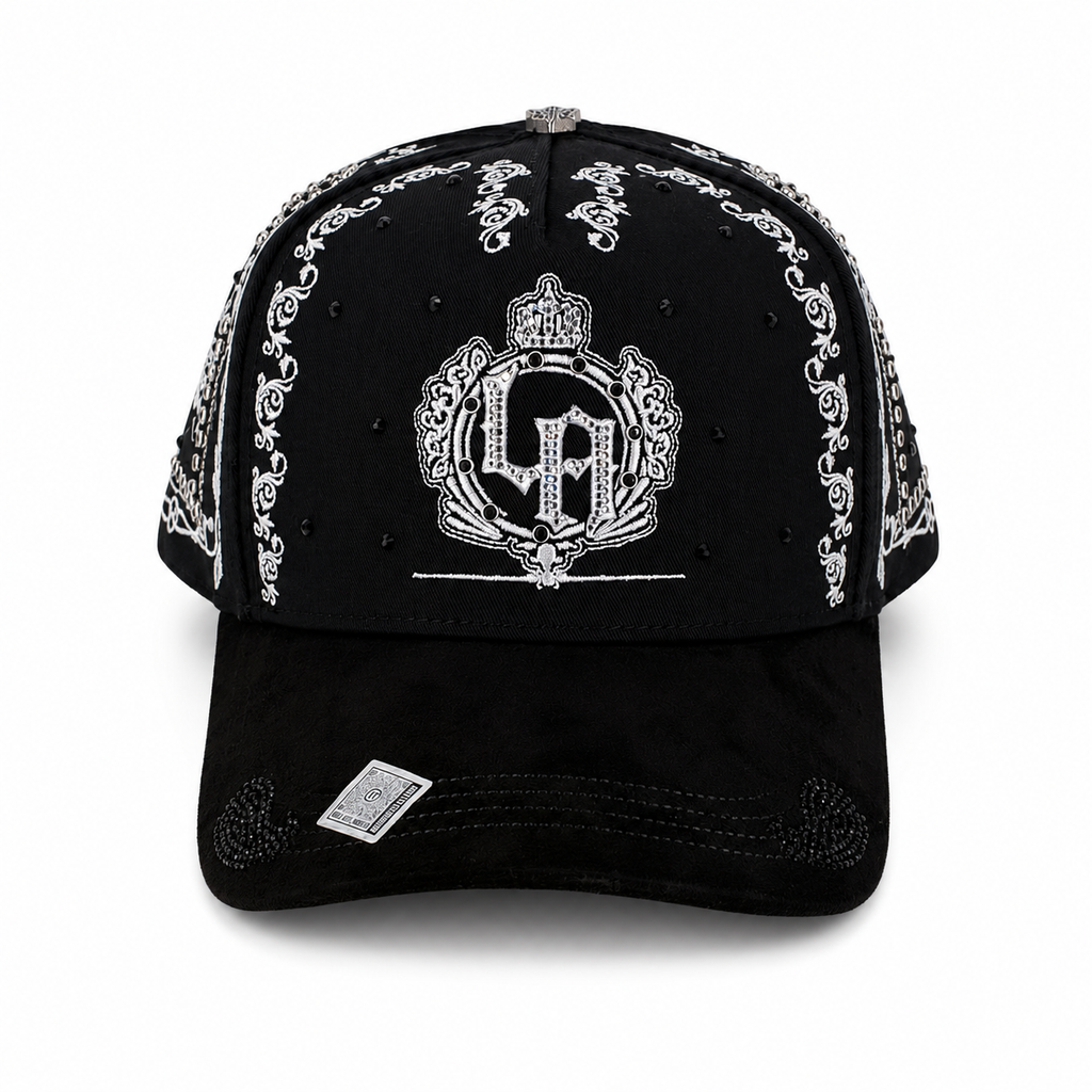 Gran Jefe Corona Imperial Negra – Gorra con Bordado