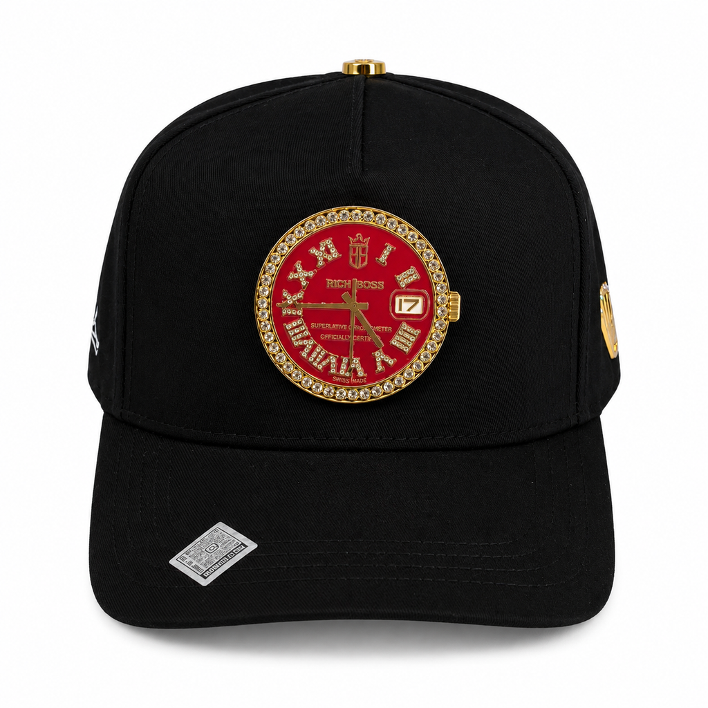 Gran Jefe Reloj Roja – Gorra con Bordado