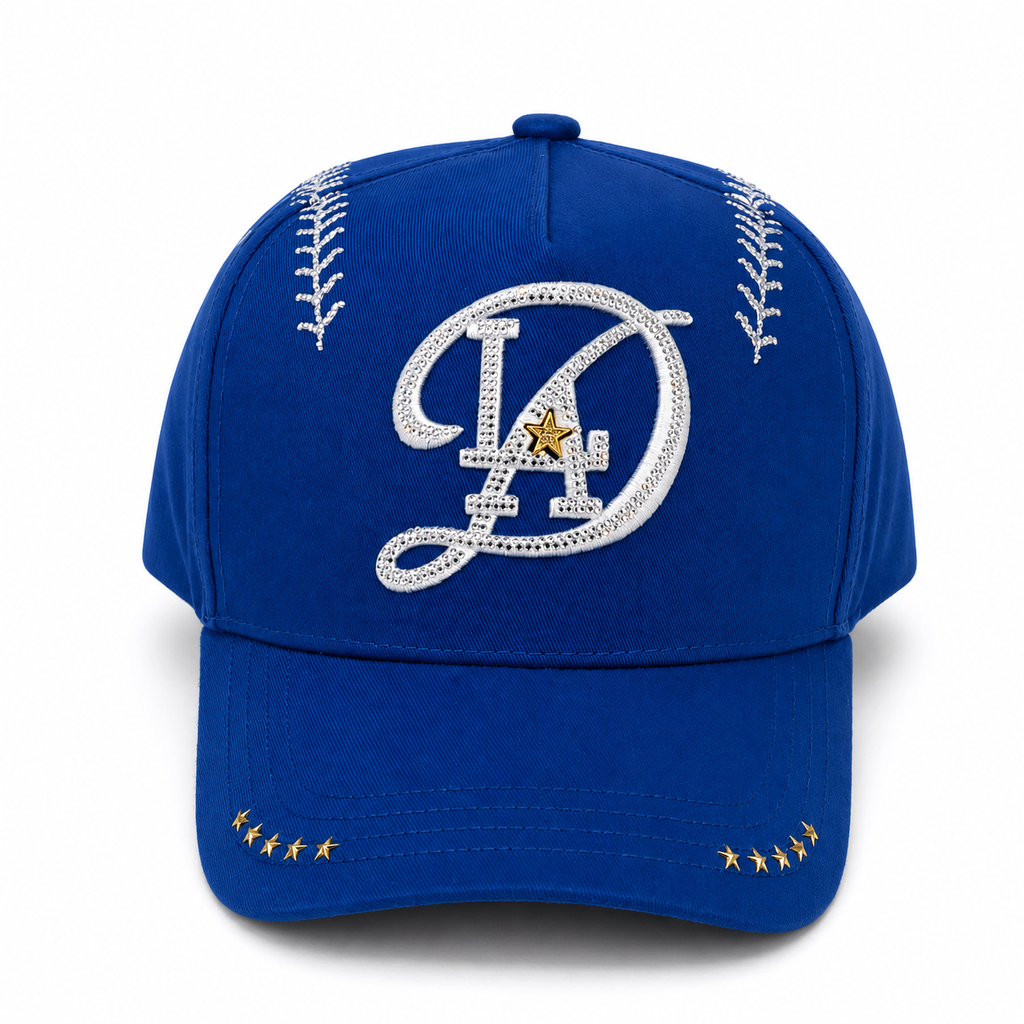 Gran Jefe Azul Detalles Blancos – Gorra con Bordado