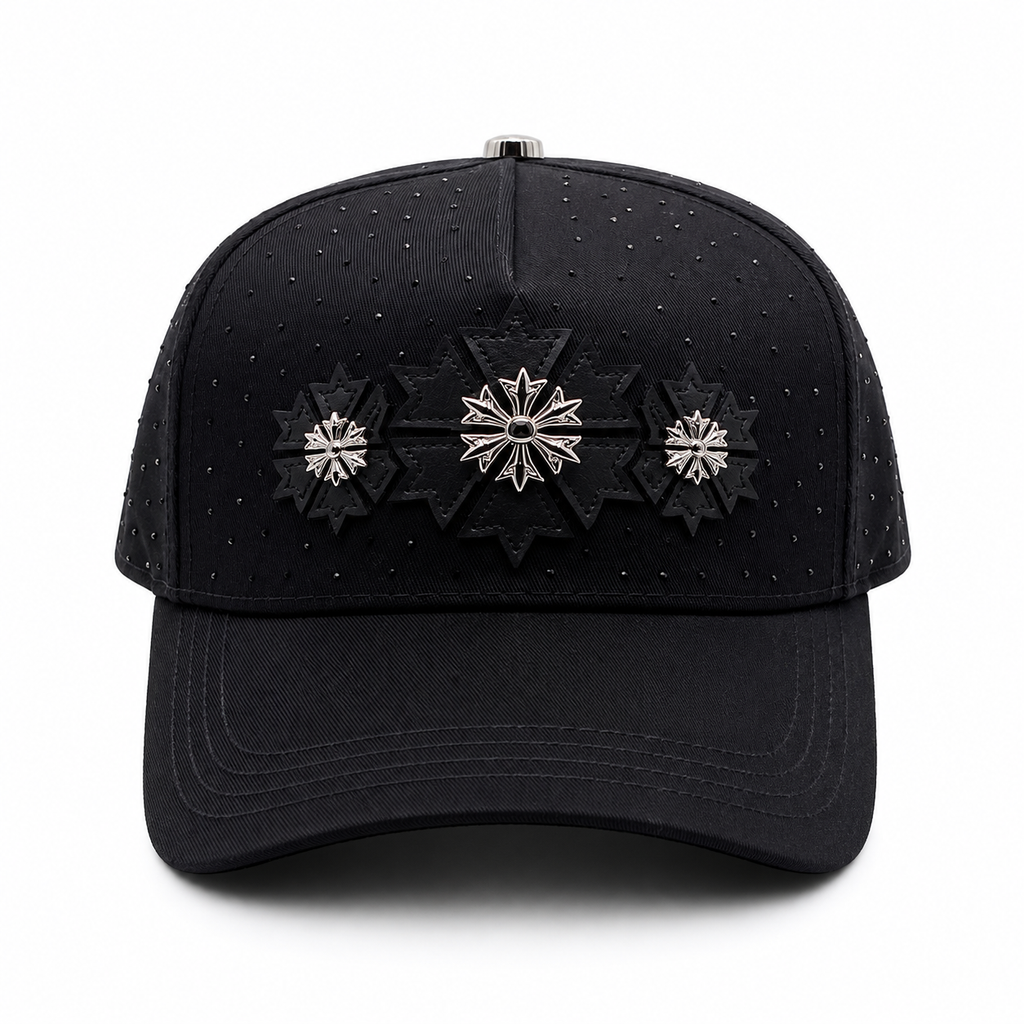 Gorras Barbas Copo de Nieve – Gorra con Acabado de Gamuza
