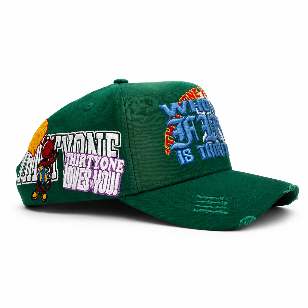 31 Gorras ¿Quién Diablos es Treinta y Uno? – Gorra con Bordado + Set Completo