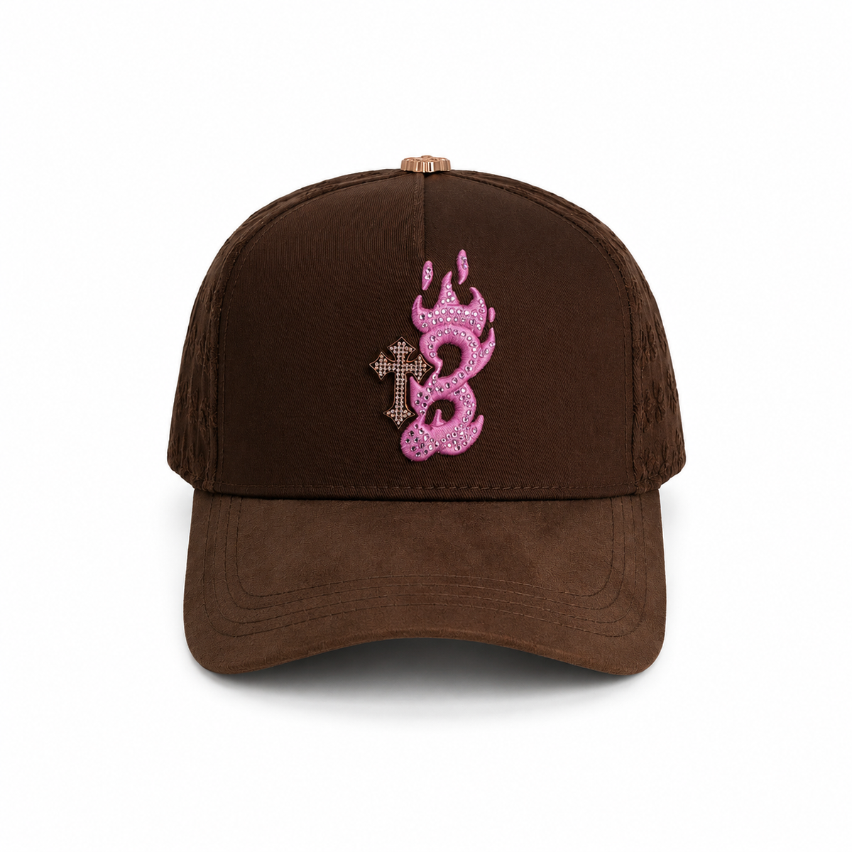 Gorras Barbas B Cruz Rosa – Gorra con Bordado