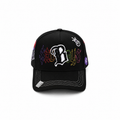 Gran Jefe Chicos Tristes Negra – Gorra con Bordado