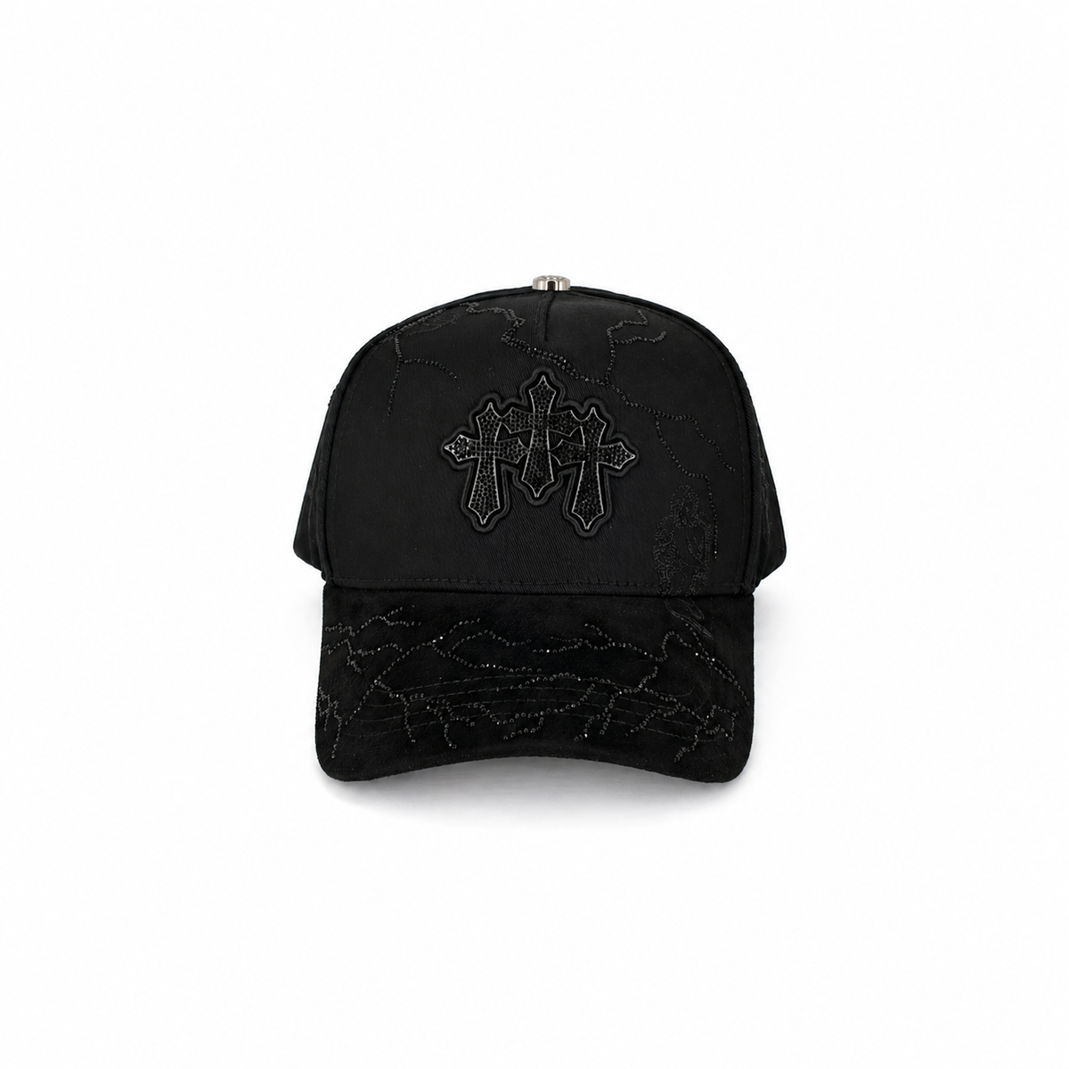 Gran Jefe Triple Cruz Plateada – Gorra con Bordado