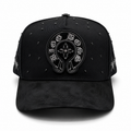 Gran Jefe Cromo Negra – Gorra con Detalles Cromados