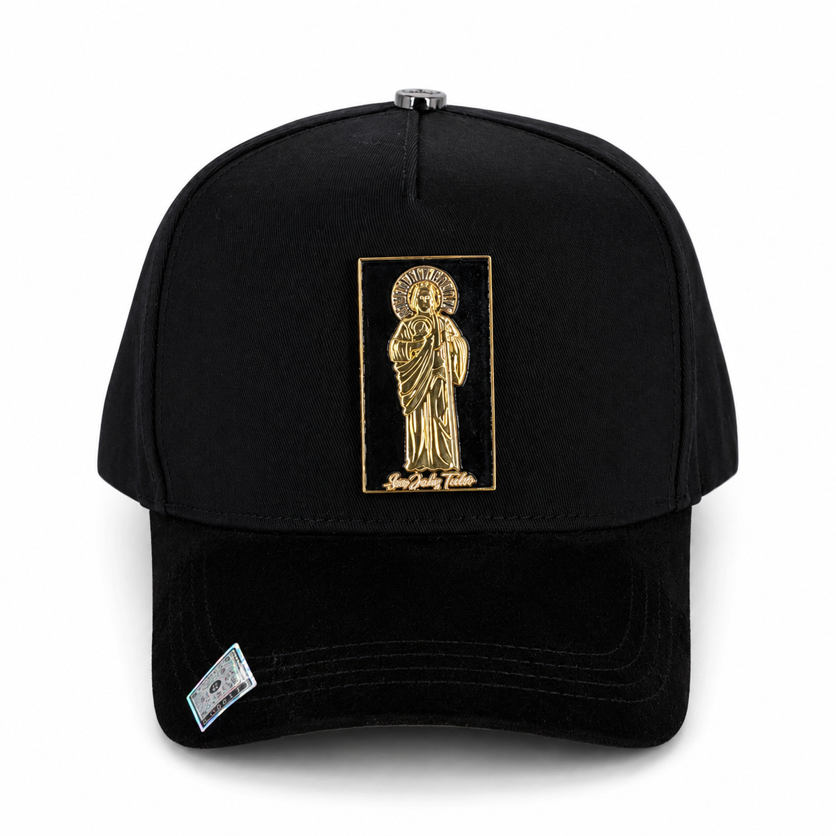 Gran Jefe San Judas México Placa Cuadrada – Gorra con Placa Metálica