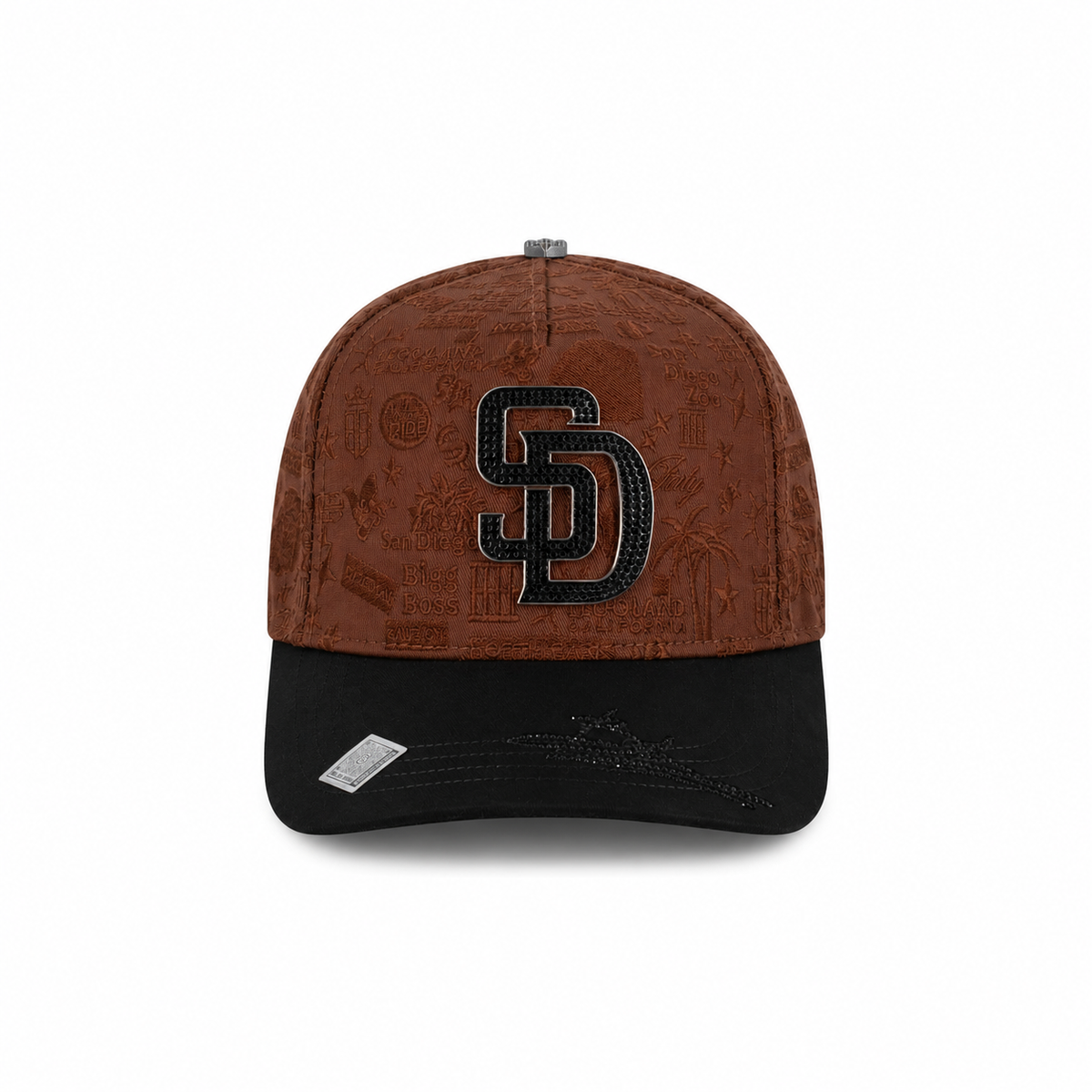 Gran Jefe San Diego Café – Gorra con Placa Metálica