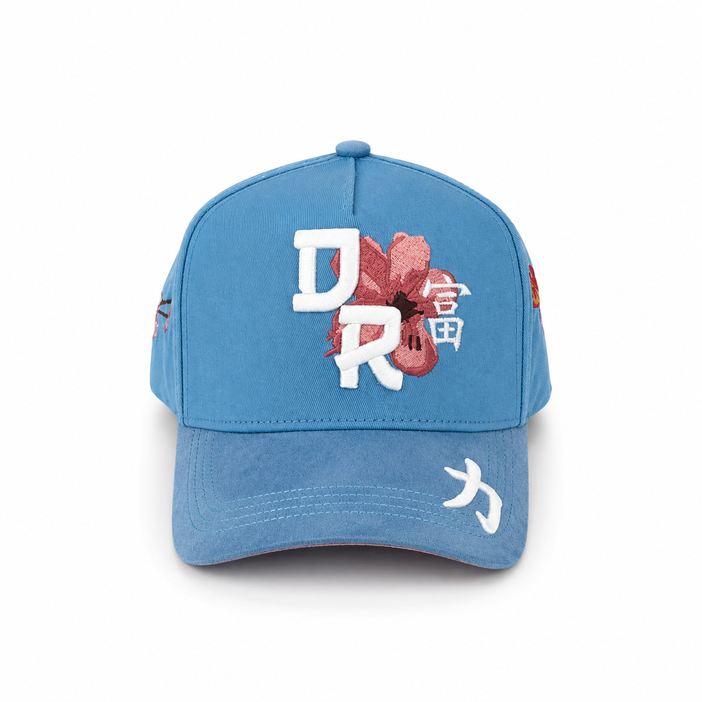 Gorras Soñador Kanji Azul – Gorra con Bordado