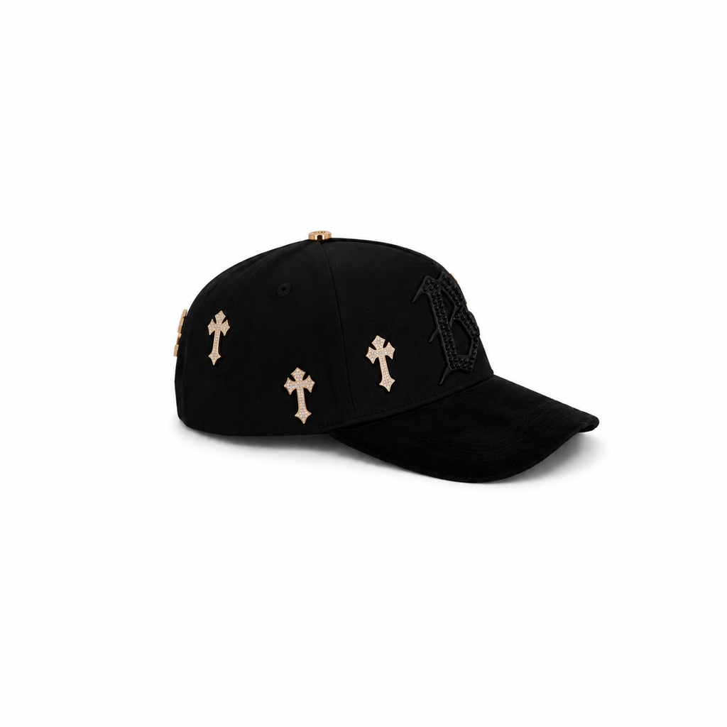Gorras Barbas B Estrella Cromo – Gorra con Detalles Cromados