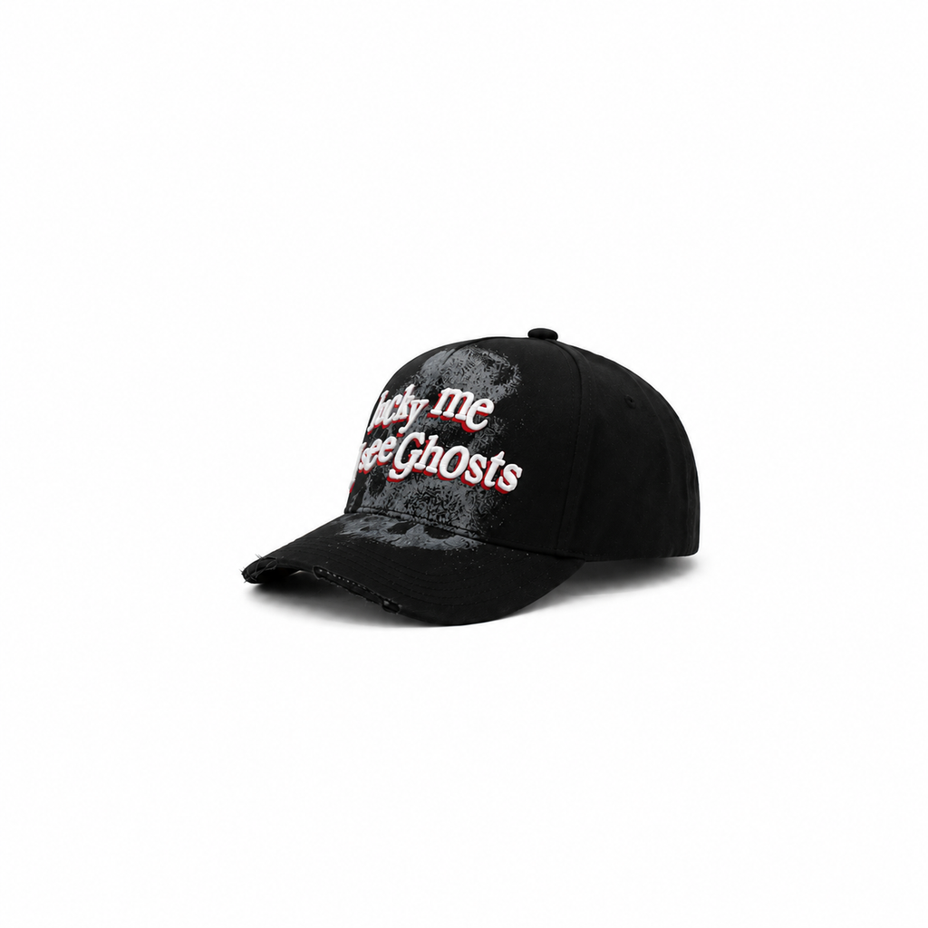 Gallo Fino Qué Suerte, Veo Fantasmas – Gorra con Bordado