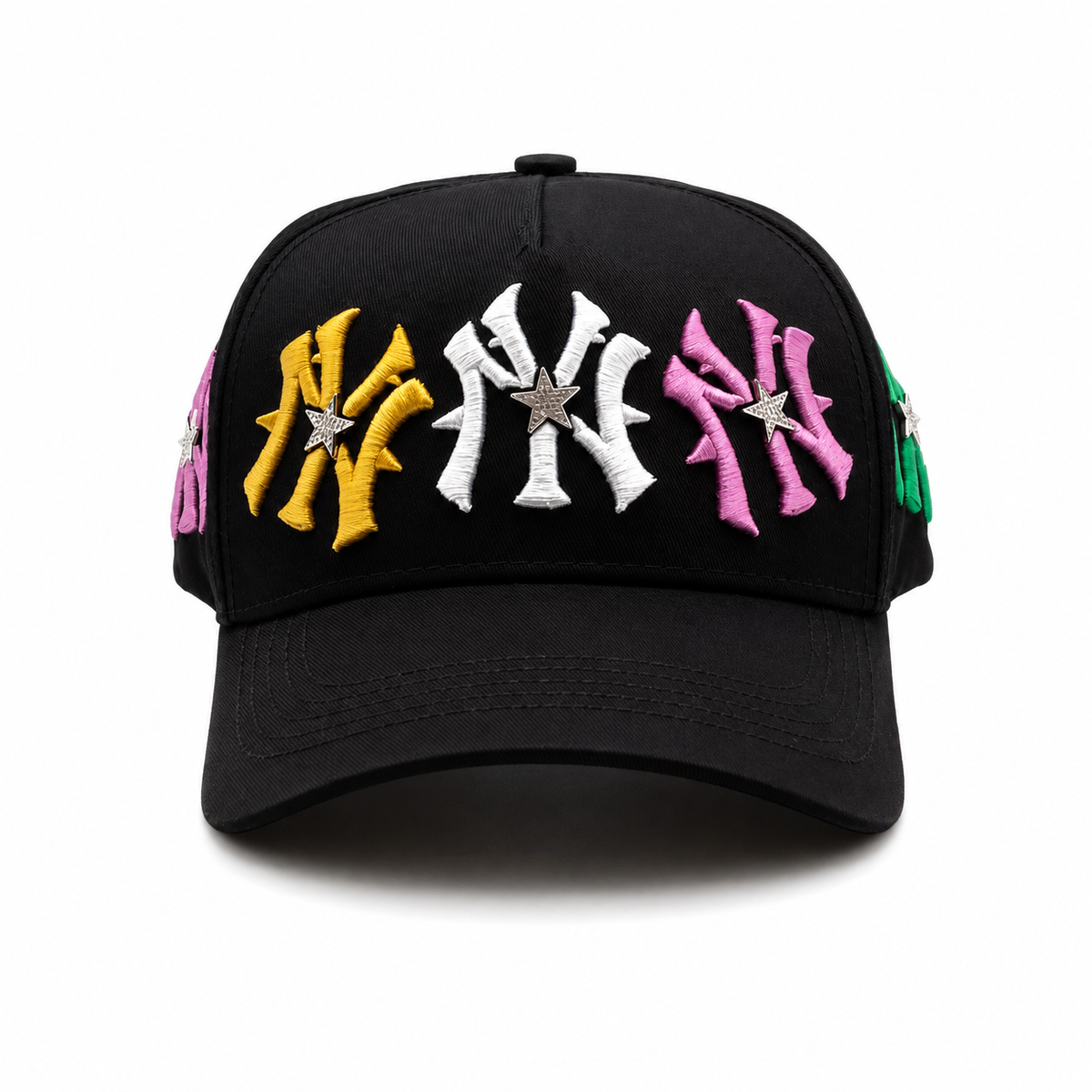 Club de Gorras Estrella – Modelo Colores Congelada – Gorra con Bordado y Acabado de Gamuza + Set Completo