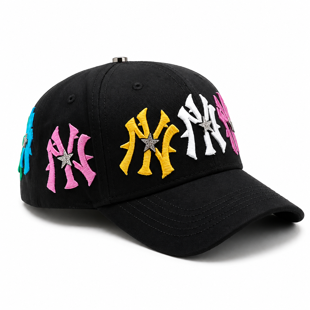 Club de Gorras Estrella – Modelo Colores Congelada – Gorra con Bordado y Acabado de Gamuza + Set Completo