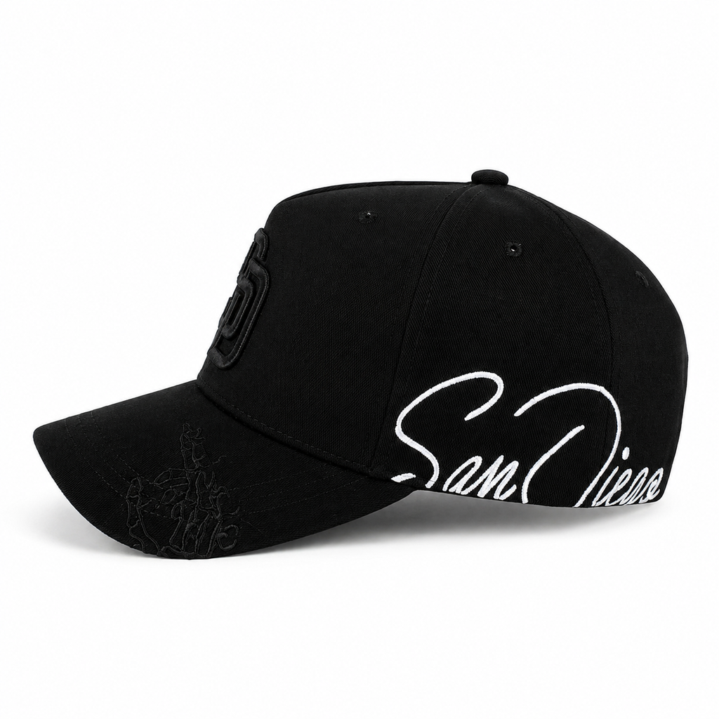 MZ Gorras SD Negra – Gorra con Bordado