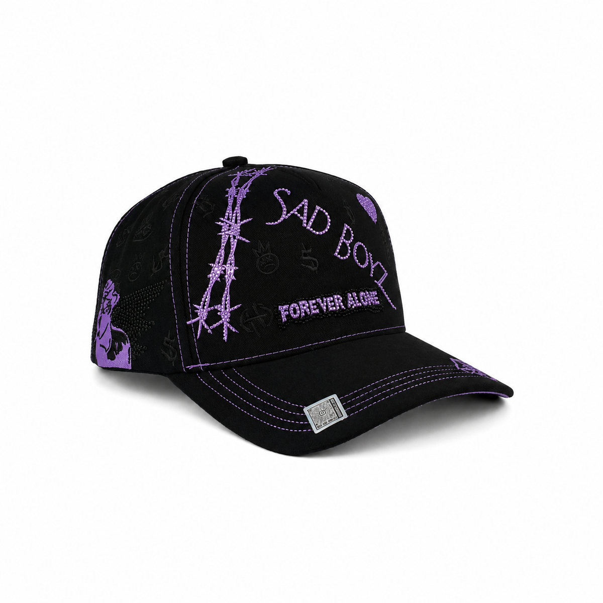 Gran Jefe Chicos Tristes por Siempre Morada – Gorra con Bordado