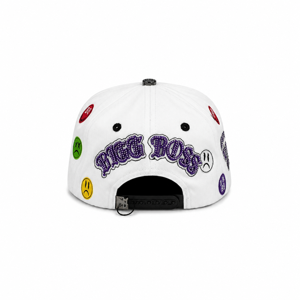Gran Jefe Chicos Tristes Blanca – Gorra con Bordado