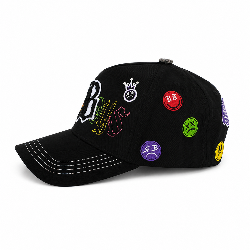 Gran Jefe Chicos Tristes Negra – Gorra con Bordado