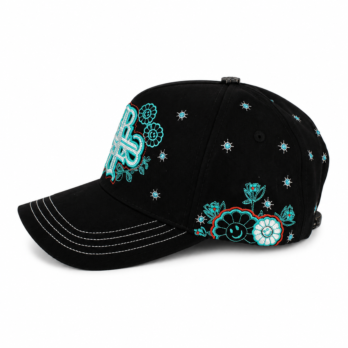 Gran Jefe Colibrí y Flores – Gorra con Bordado