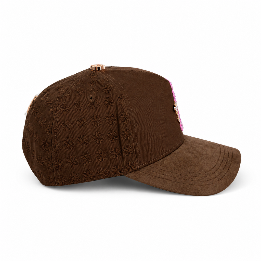 Gorras Barbas B Cruz Rosa – Gorra con Bordado