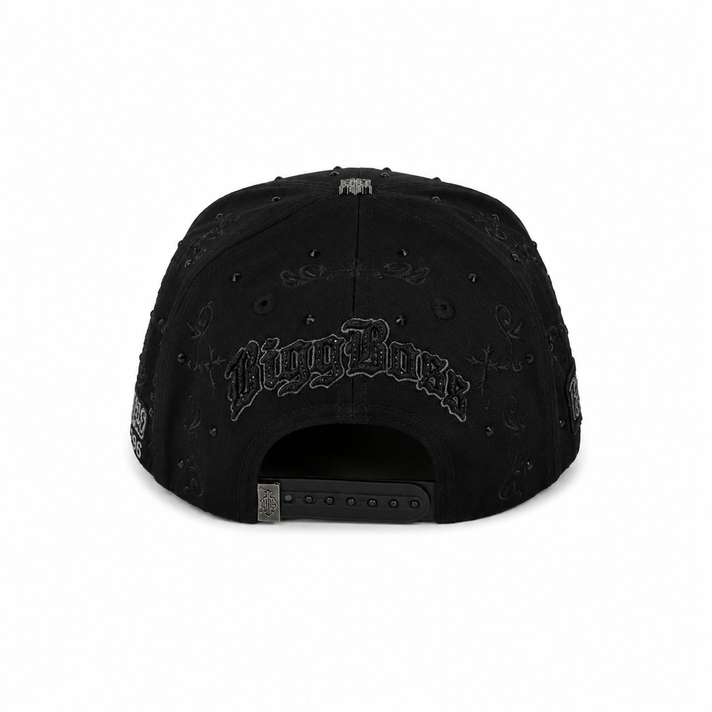 Gran Jefe México Brillos Negra – Gorra con Pedrería