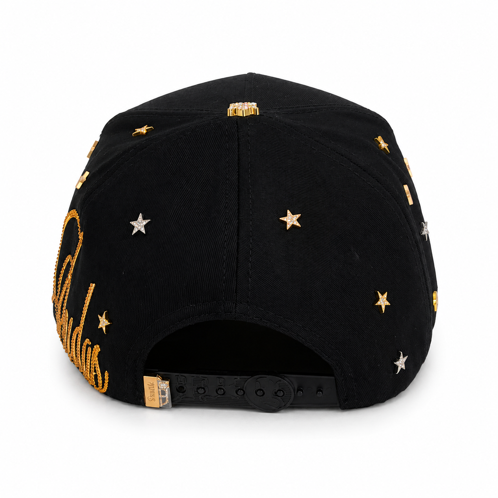 Gran Jefe San Judas Rosario Dorado – Gorra con Bordado