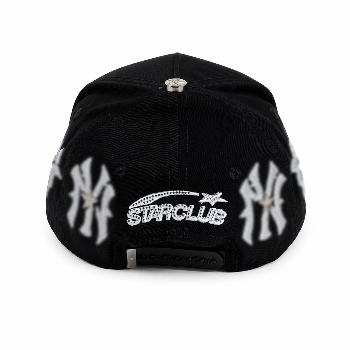 Club de Gorras Estrella – Cristal Negro – Gorra con Pedrería