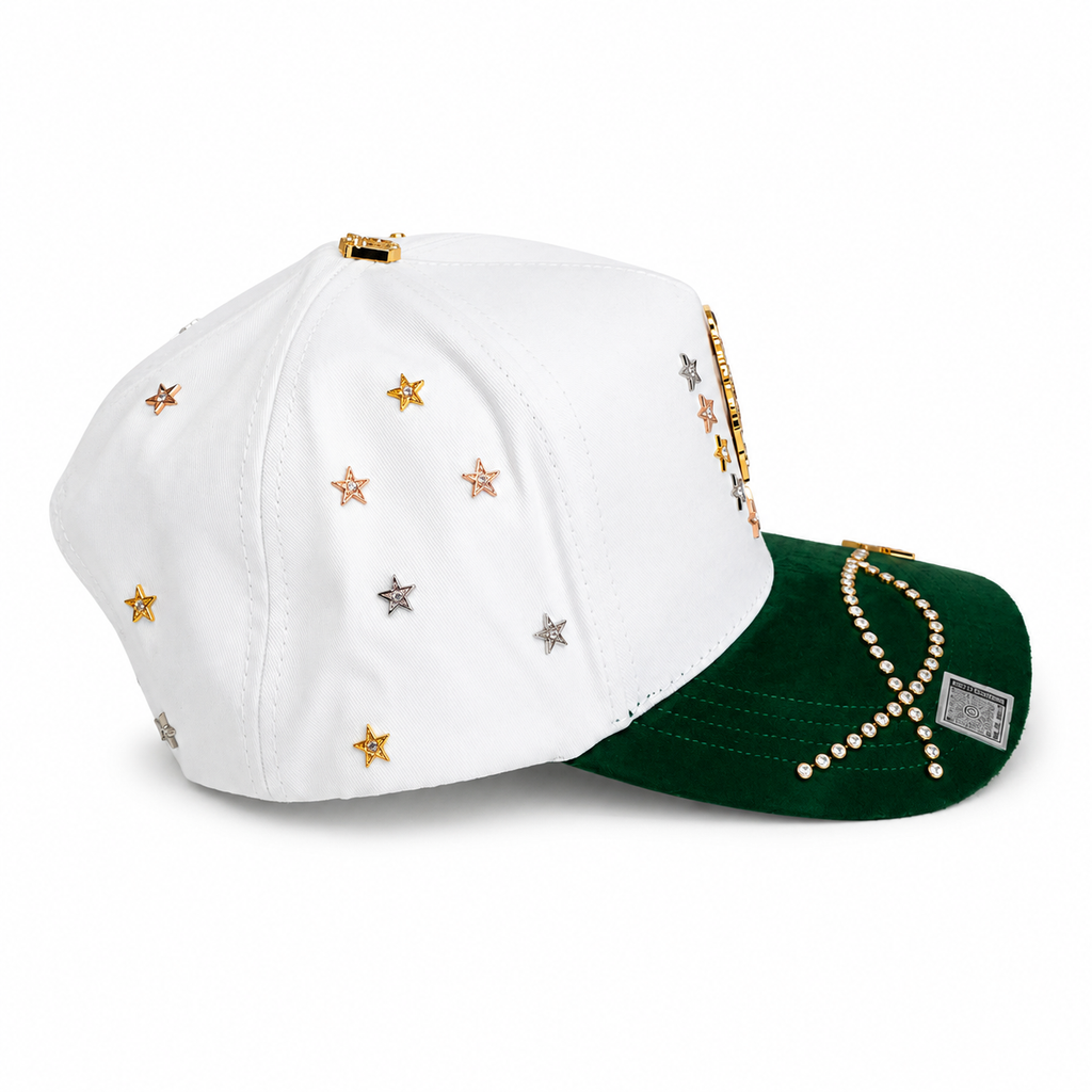 Gran Jefe San Judas Rosario Dorado – Gorra con Bordado