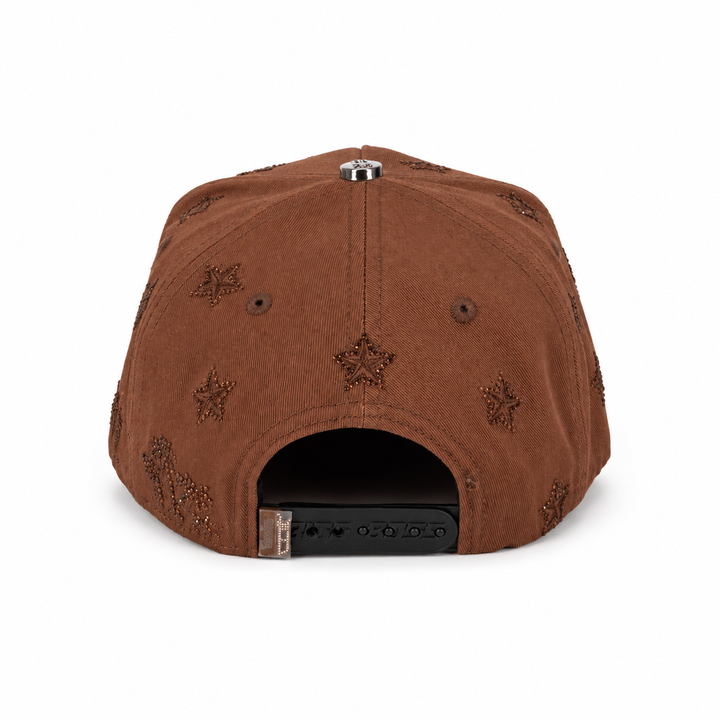 Gran Jefe San Diego Estrellas Café – Gorra con Bordado