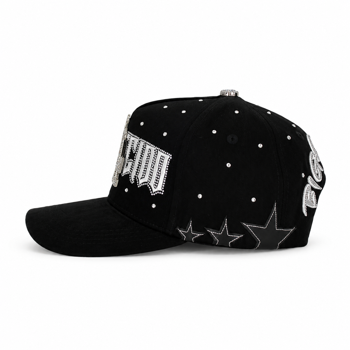 Gran Jefe Bendecido Negro/Blanco – Gorra con Bordado