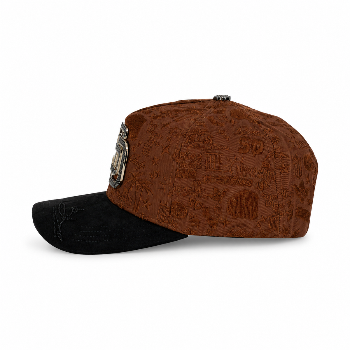 Gran Jefe San Diego Café – Gorra con Placa Metálica