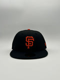 New Era San Francisco Negra Naranja