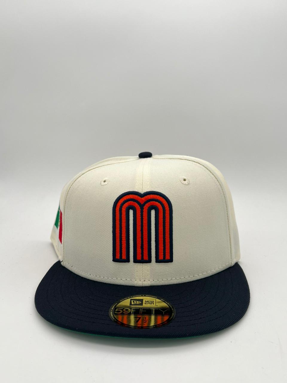 New Era Edicion MX Beige N Azul