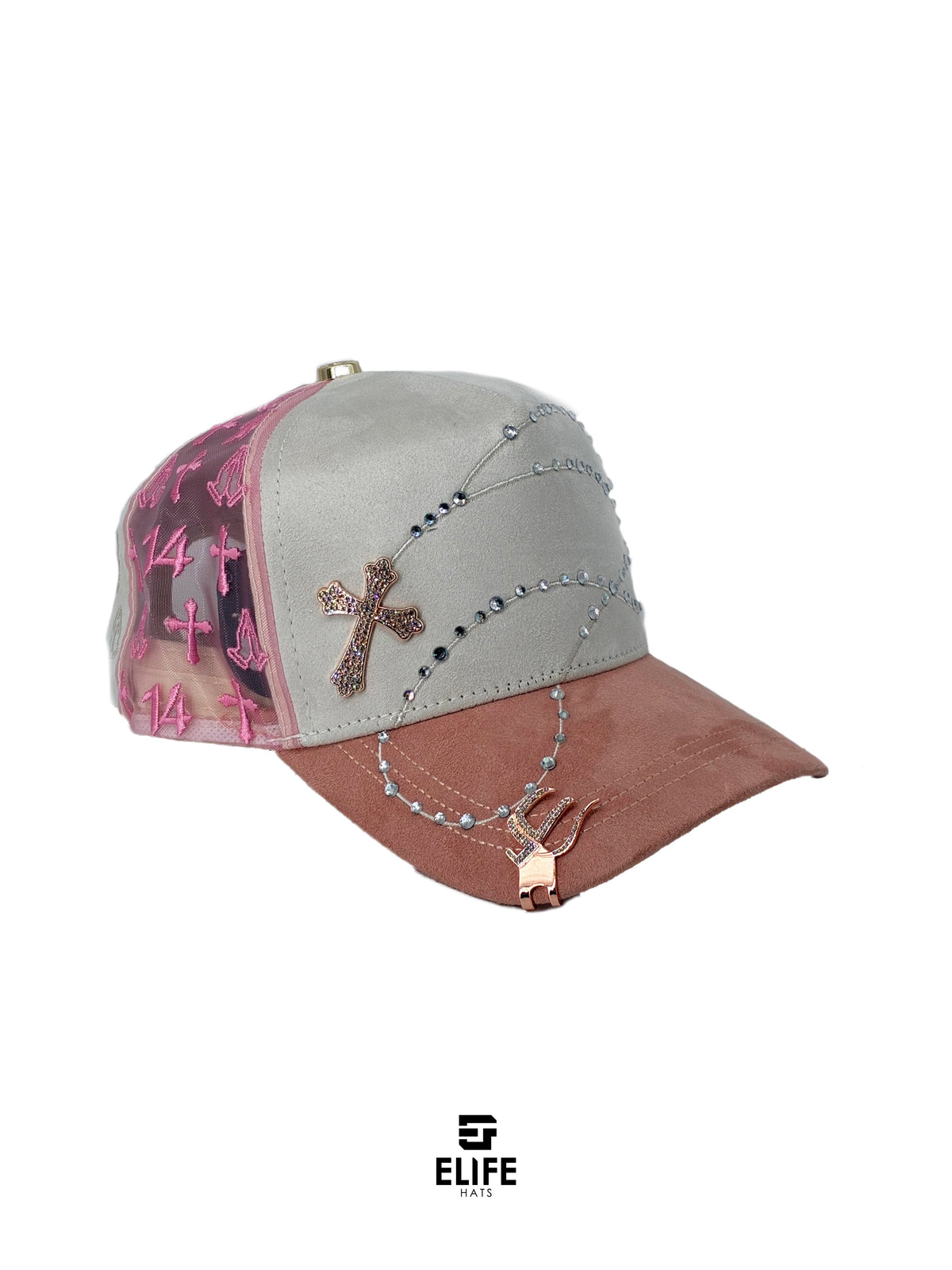 JC Gorras Éxodo Rosa – Gorra con Bordado + Set Completo