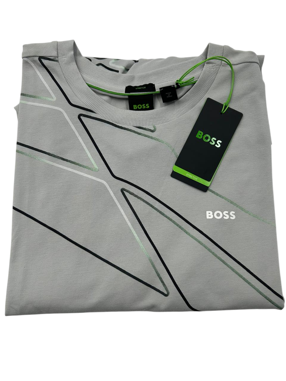 PLAYERA BOSS TEE 10 GRIS