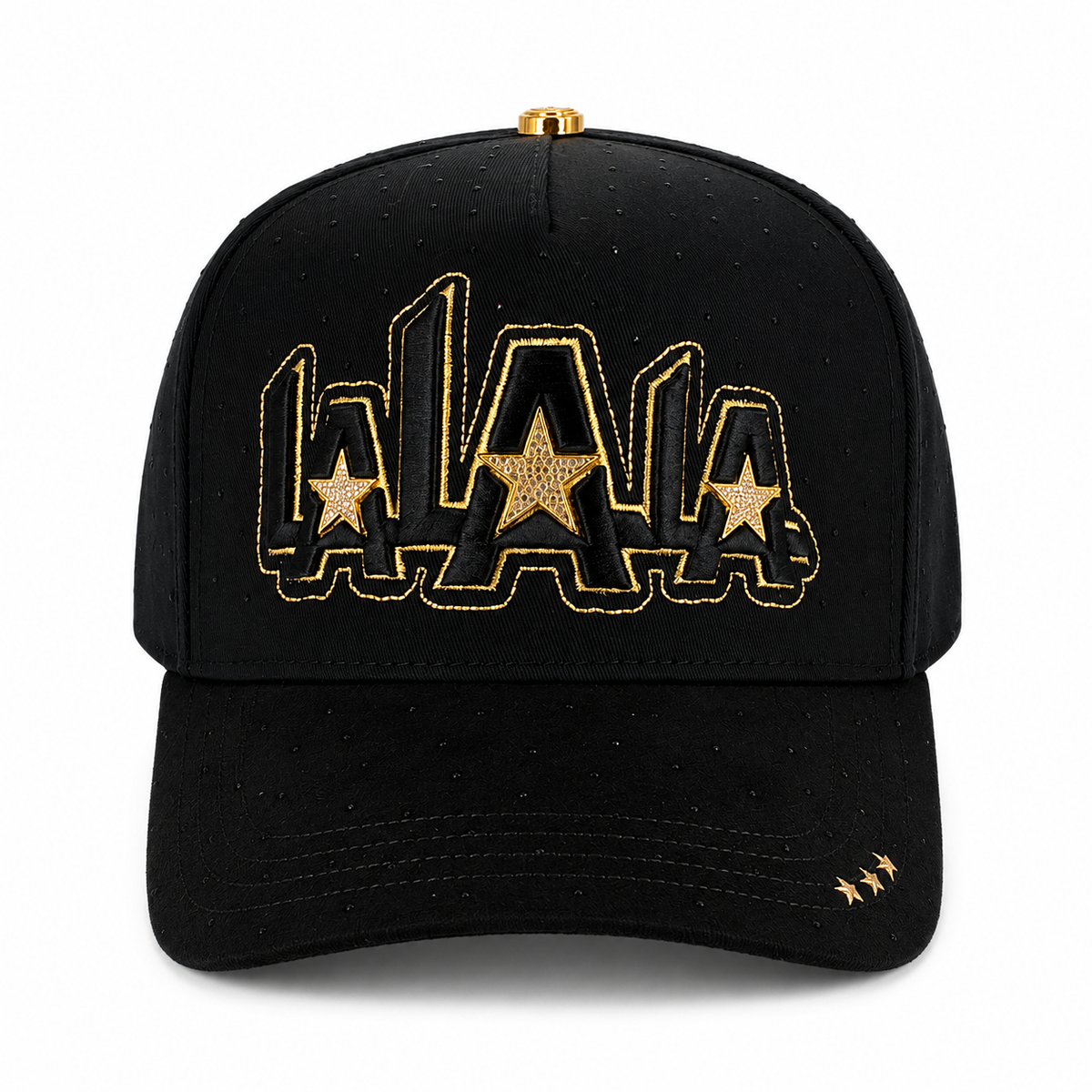 Gran Jefe LA Edición Dorada – Gorra con Bordado