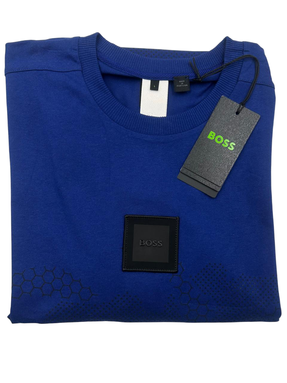 PLAYERA BOSS TALBOA LOTUS 1 AZUL