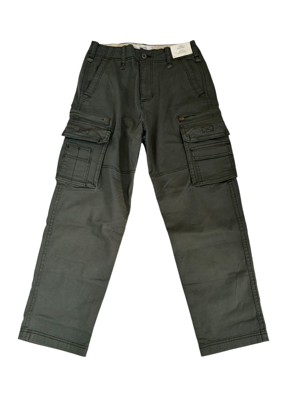 HOLLISTER LOOSE CARGO PANT VERDE