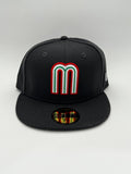 NEW ERA MX NEGRO VERDE LOGO