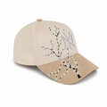 Gran Jefe NY 101 Flores Beige – Gorra con Bordado