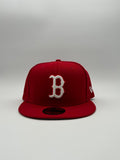 New Era Boston Roja Blanco