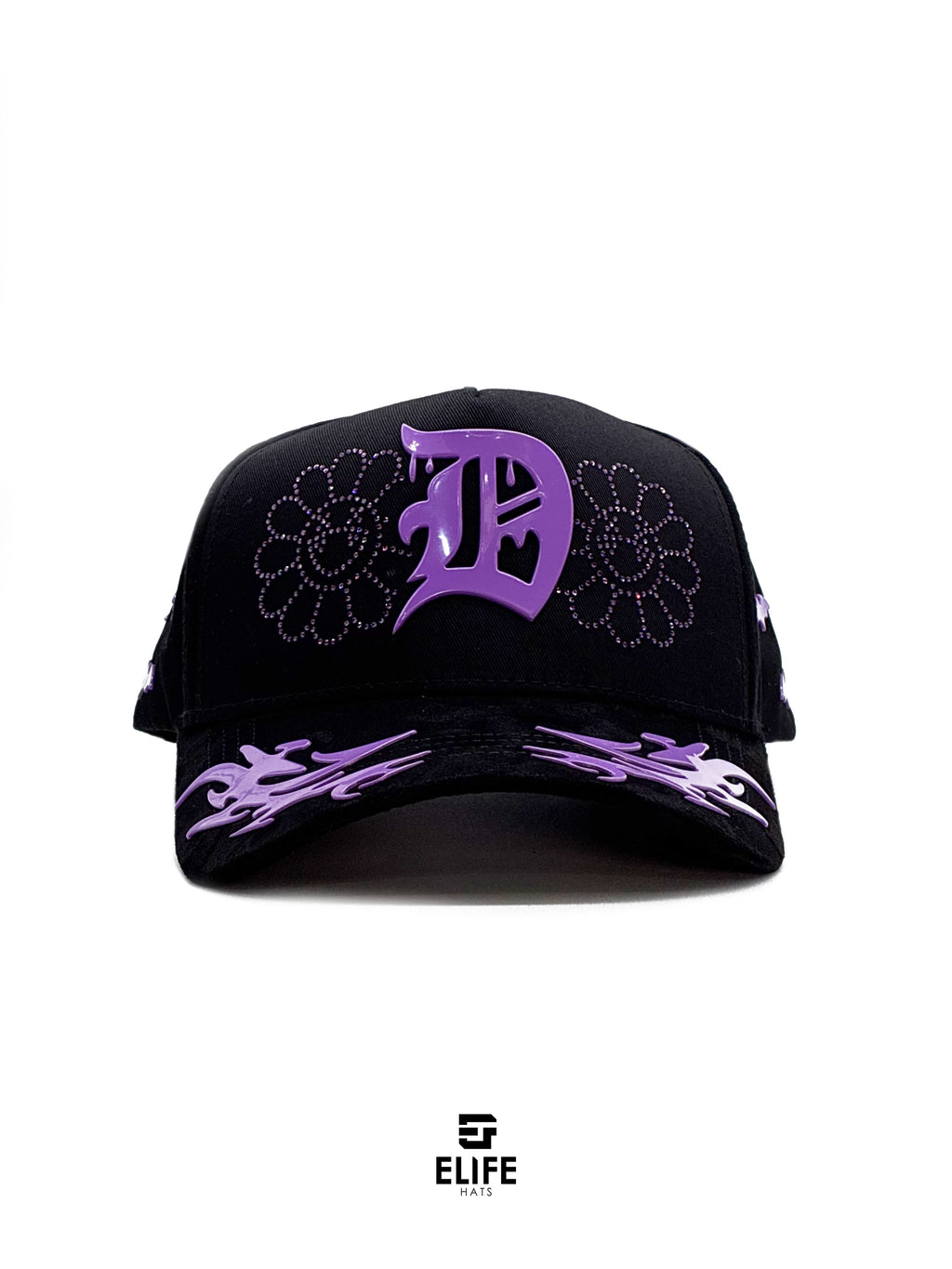 Innedit x Soñador x Ya No x Club de la Fama Génesis Morada – Gorra con Bordado y Pedrería