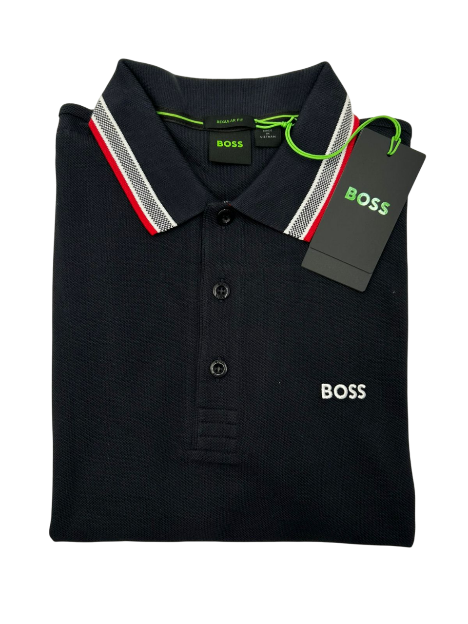 Polo Boss Paddy_NCSA Azul Roja