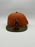 New Era Edicion LA Naranja verde olivo