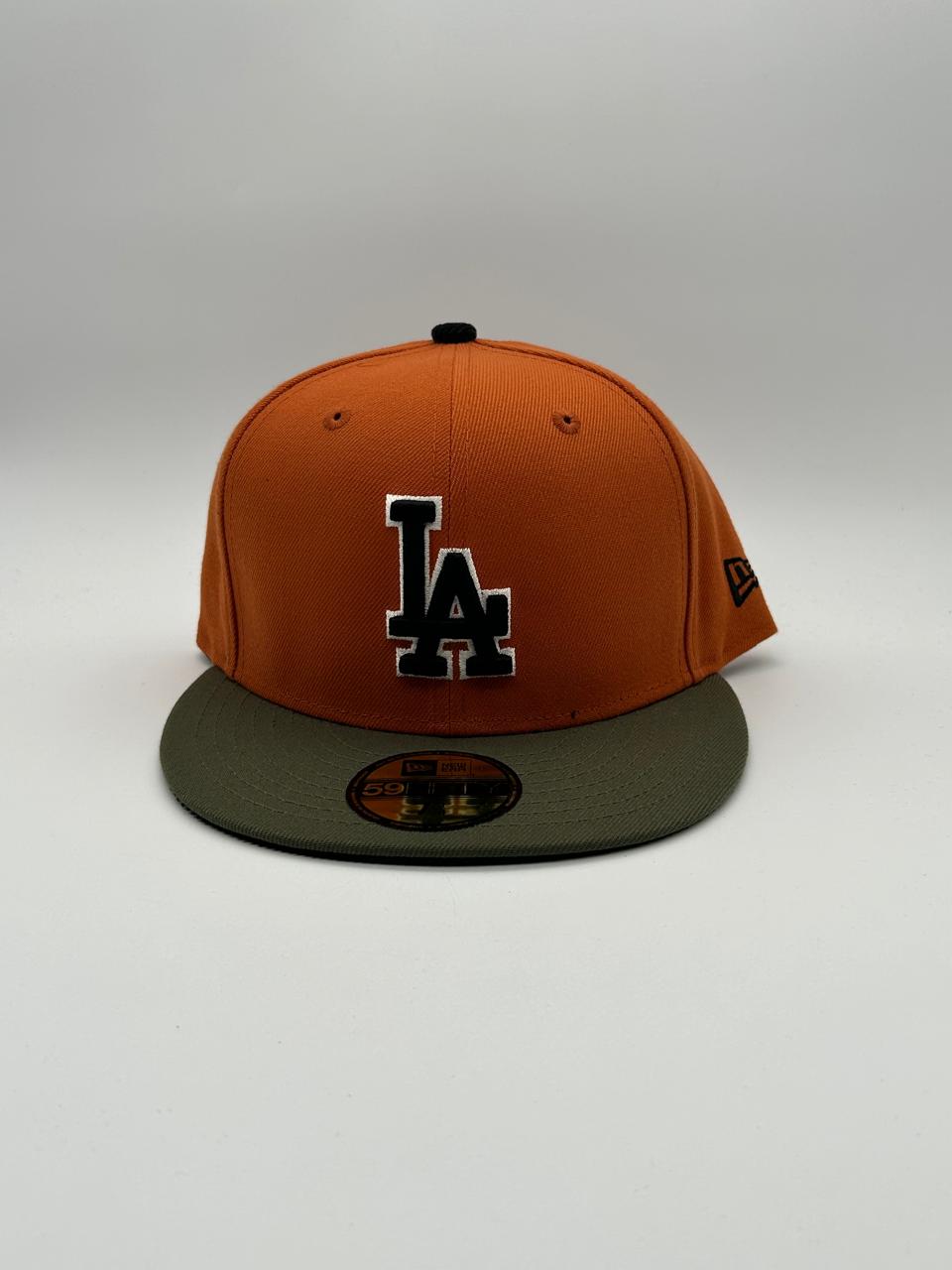 New Era Edicion LA Naranja verde olivo