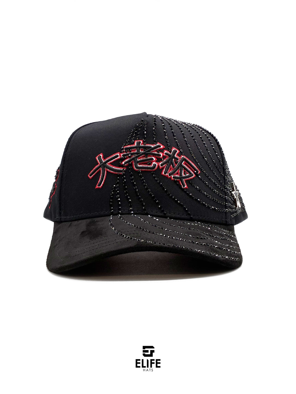 Gran Jefe Letras Japonesas Roja – Gorra con Bordado