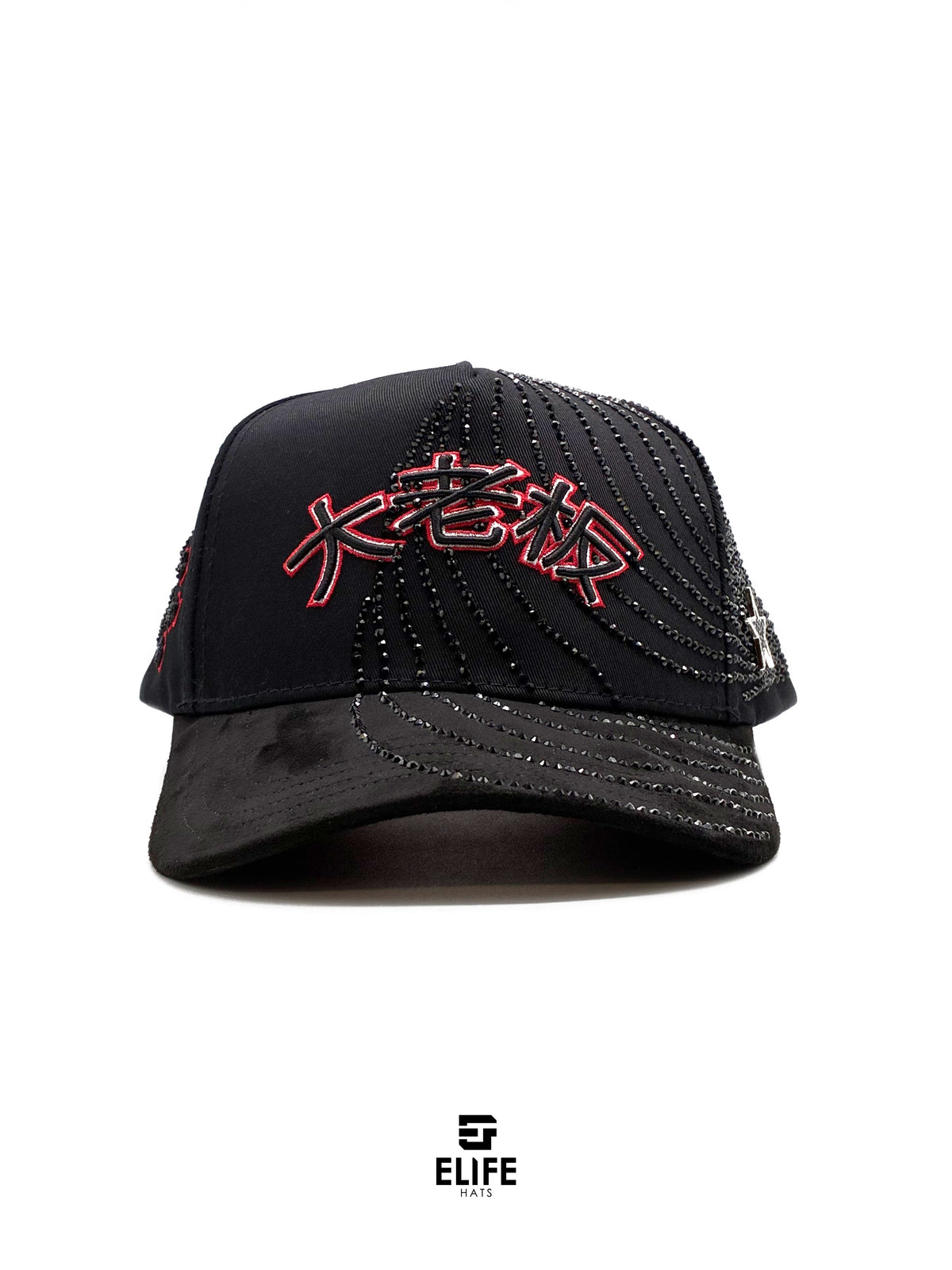 Gran Jefe Letras Japonesas Roja – Gorra con Bordado