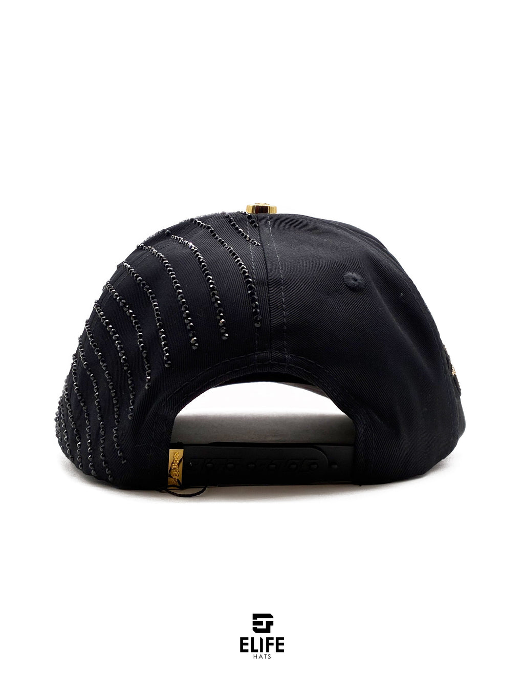 Gran Jefe Letras Japonesas Dorada – Gorra con Bordado y Pedrería