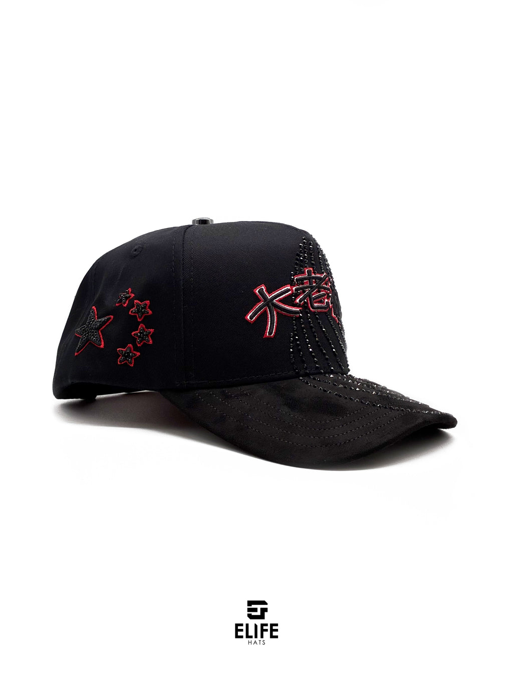 Gran Jefe Letras Japonesas Roja – Gorra con Bordado